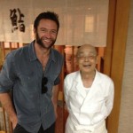 Hollywood start Hugh Jackman is a regular visitor at Sukiyabashi Jiro when in Tokyo