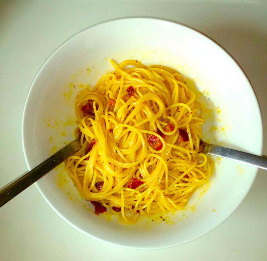 Порция спагетти грамм